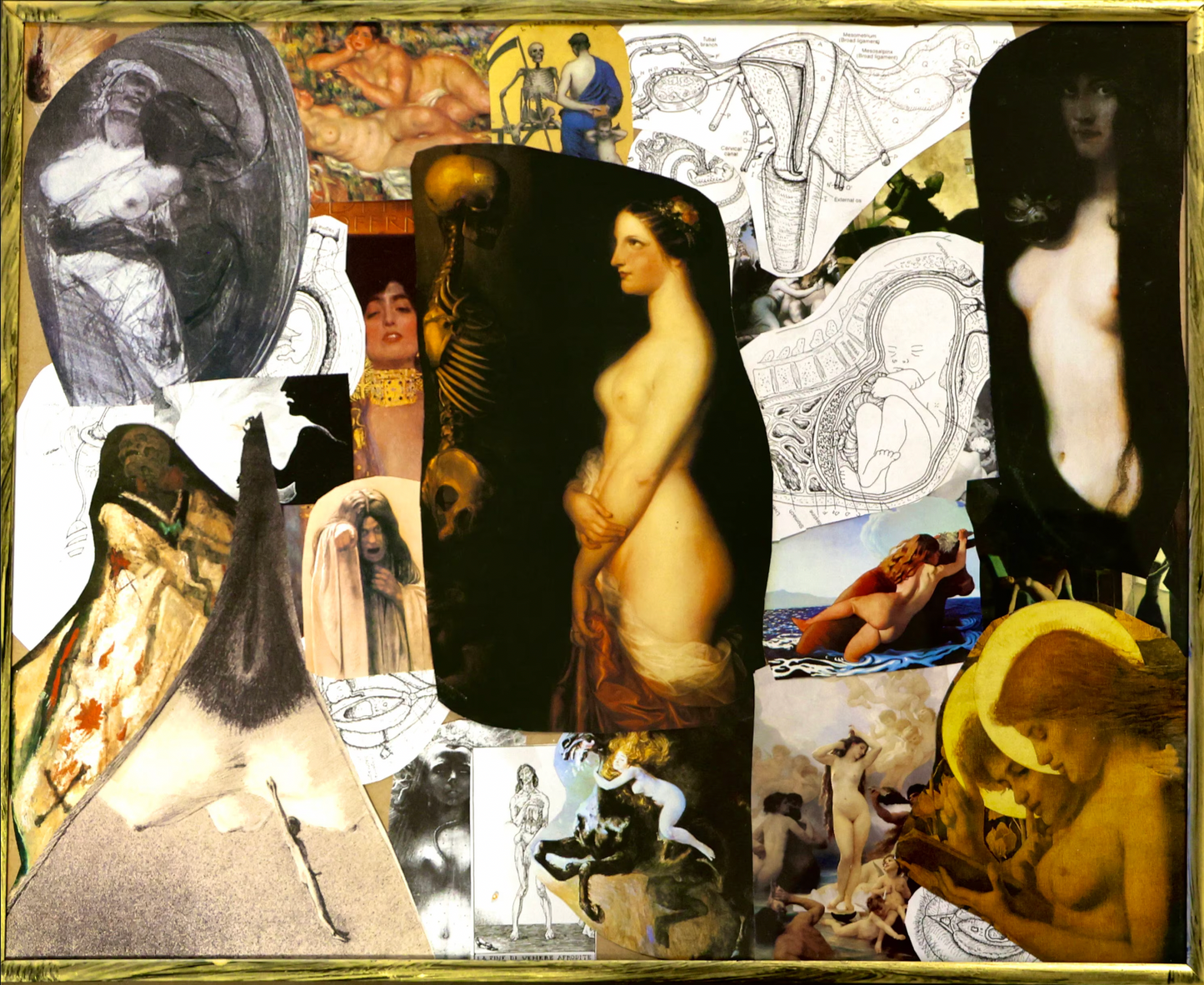 “Lust of Libidine” 18” x 24” collage poster print